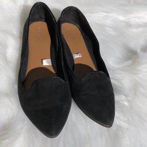 ❄️ Black Pointed Toe Ballet Flats by Merona Size 7